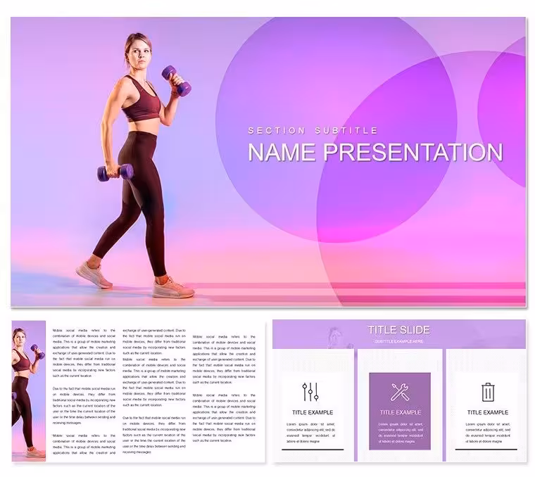 Home Fitness Weight Loss Keynote Deck