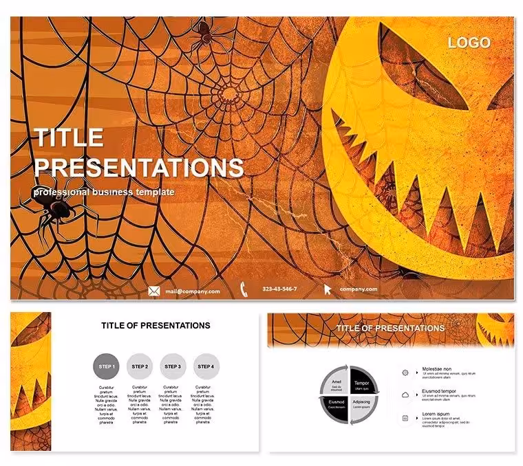 Vibrant Halloween Keynote Themes Template