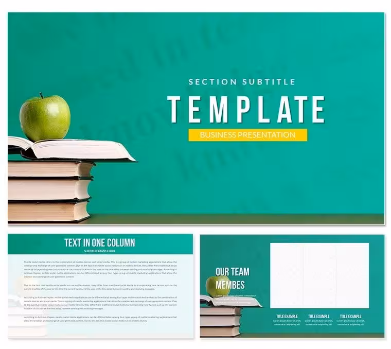 Knowledge book Keynote Template