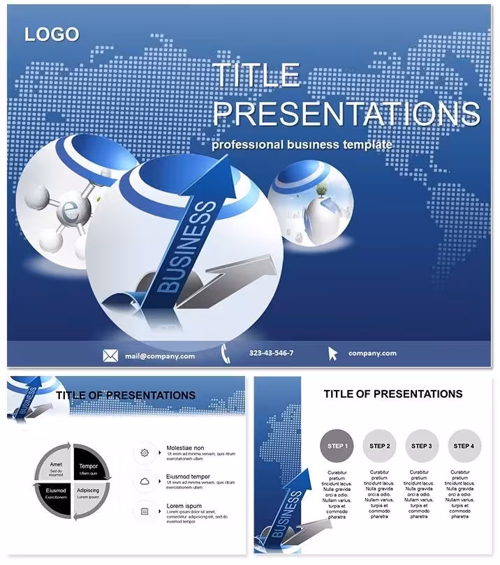 Dynamic Business Growth PowerPoint Kit