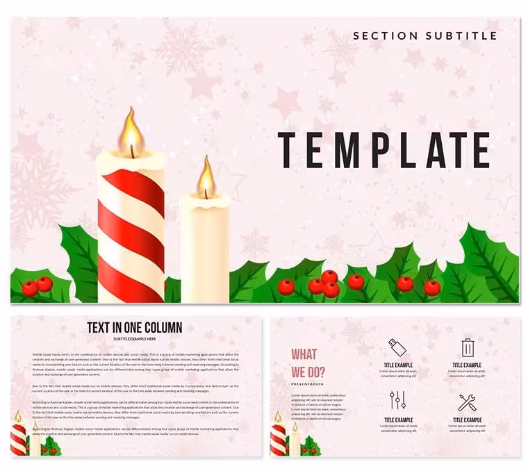 Legends, symbols and traditions of Christmas Keynote templates