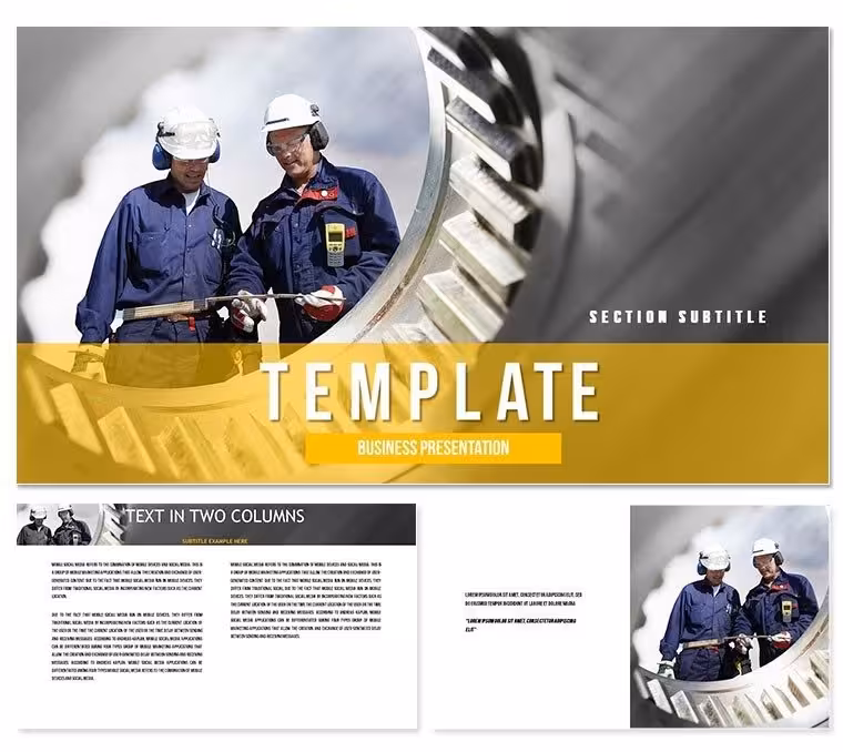 Technical Characteristics Keynote Template