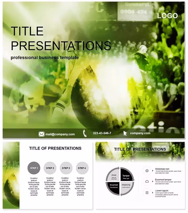 Football Keynote Template - Fully Editable | Instant Download | ImagineLayout