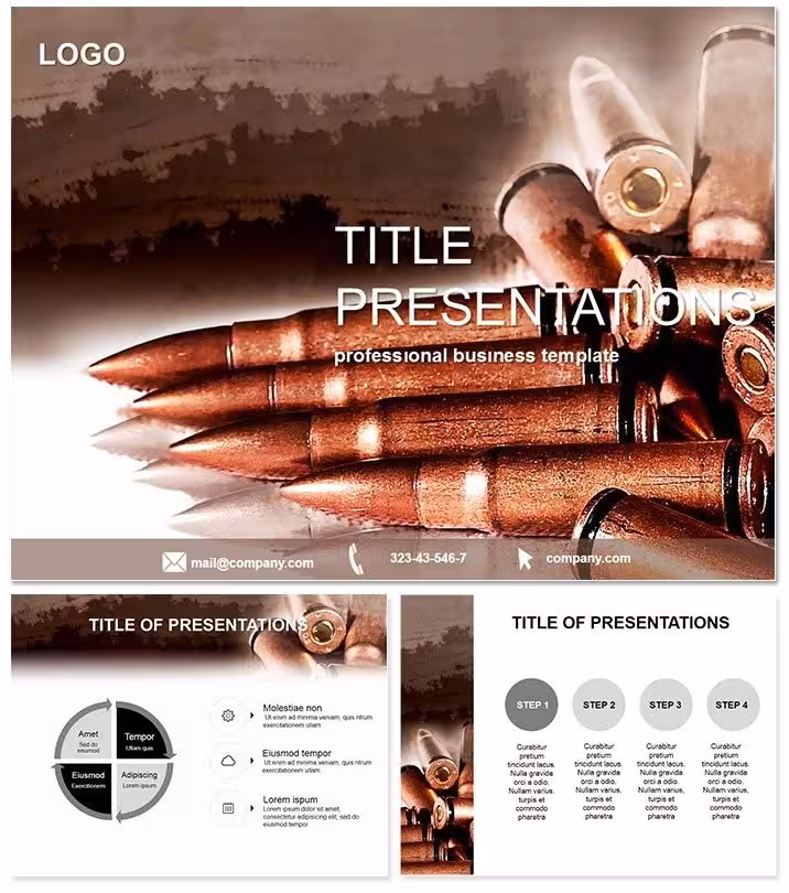Ammunition PowerPoint Template: Precision in Every Slide