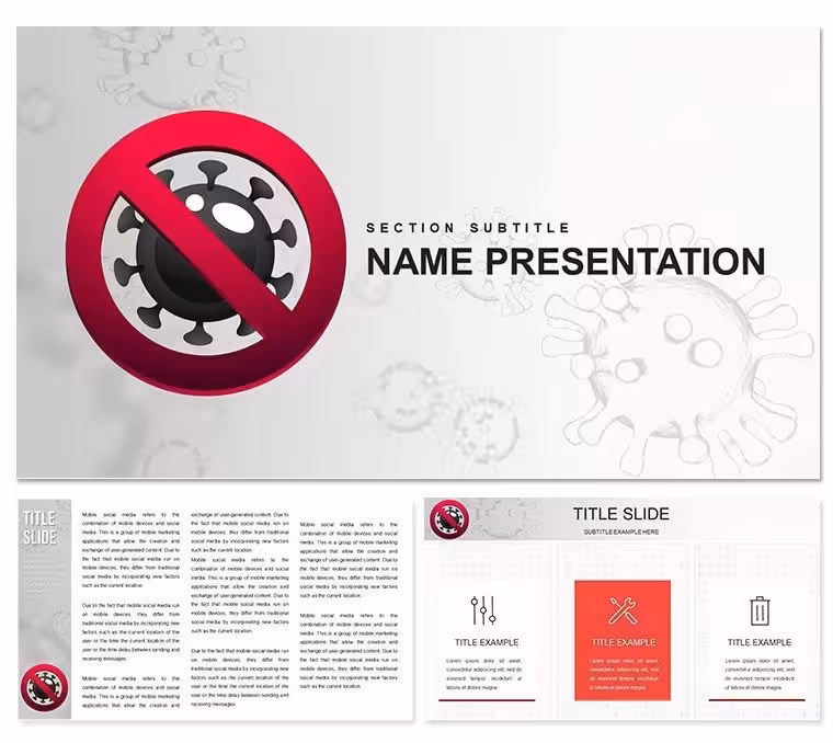 Fighting Infection Keynote Template for Healthcare Heroes