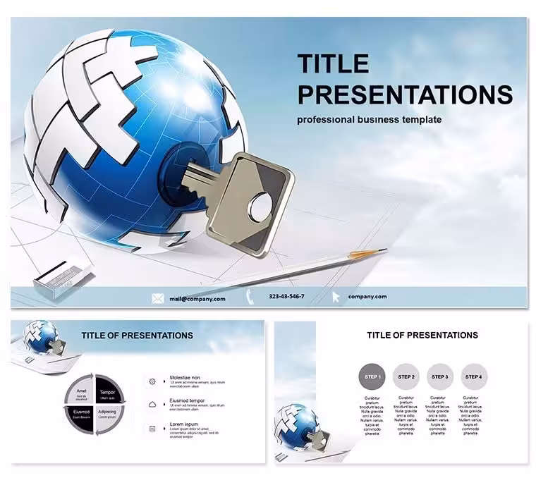 Business Proposal Project PowerPoint Template: Pitch Protected