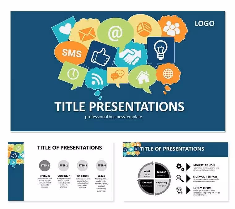 Social Science Research - Internet Keynote templates