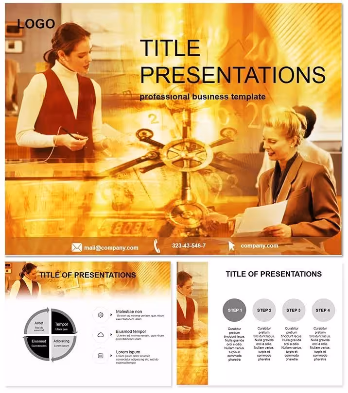 Banking and Finance PowerPoint Template: Chart Your Financial Success