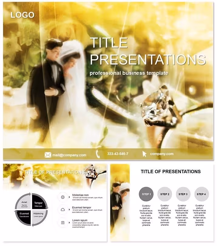 Elegant Wedding Ceremony PPT Template