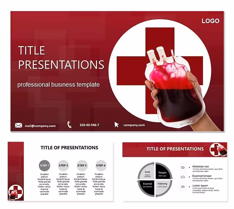 Red Cross Blood Transfusion Keynote Template