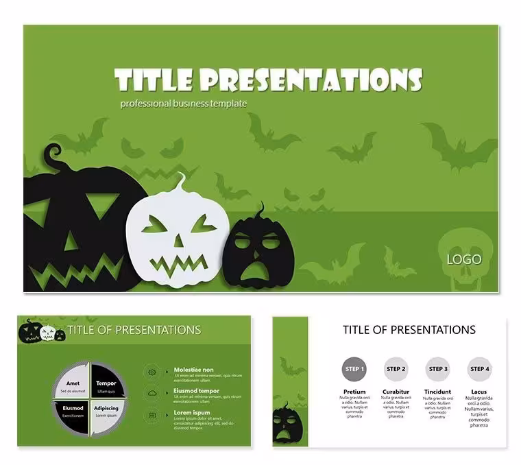 Main Symbol of Halloween PowerPoint template