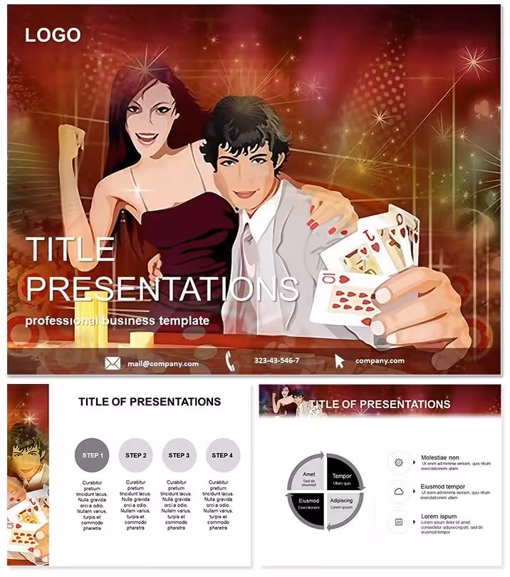 Glamorous Casino Game Keynote for Gaming Pros