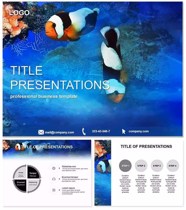 Aquarium Fish PowerPoint Template: Infuse Life into Data