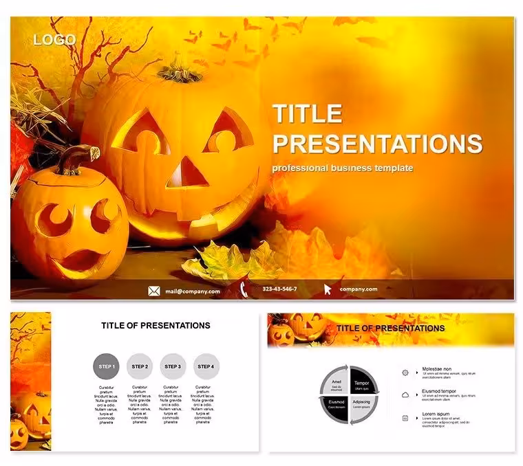 Unlock Spooky Storytelling with Symbols of Halloween Keynote Template