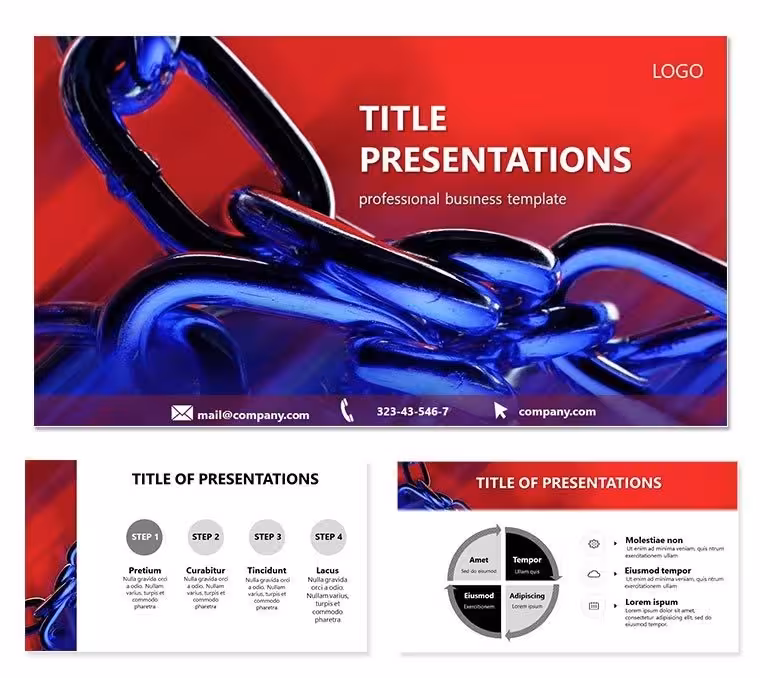 Editable Chain Keynote Template: Link Ideas for Lasting Impact