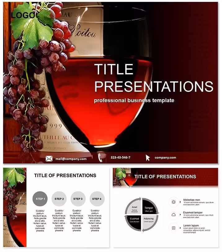 Red Wine Festival Keynote Template for Tastings