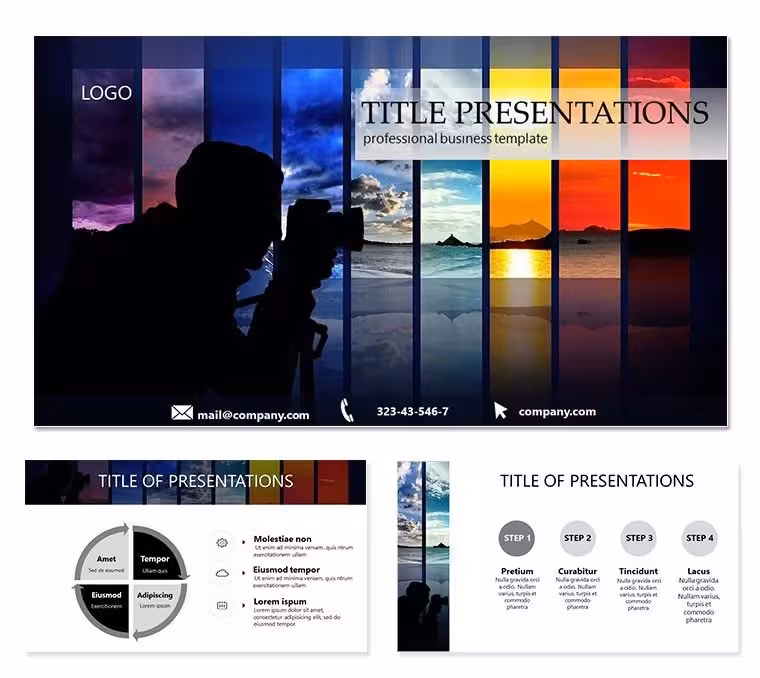 Photo Stock PowerPoint Template for Artists