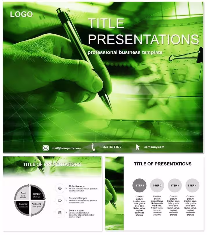 Financial Statement Preparation PowerPoint Template