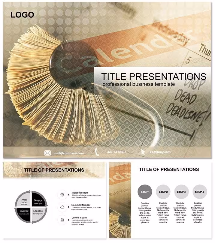 Working Time Planning PPT Template