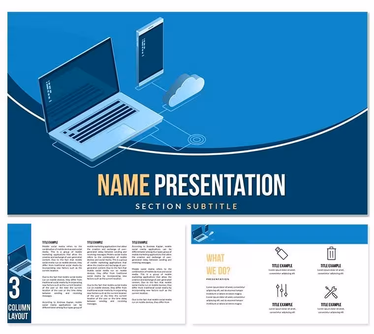 Computer Cloud Companies templates | Keynote Themes