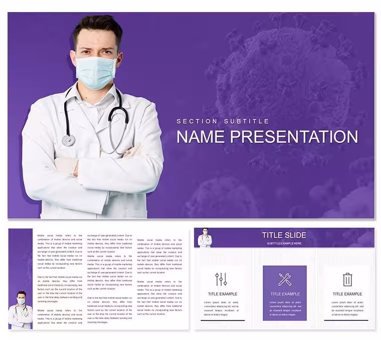 Viral Treatment Keynote Template for Healthcare Pros
