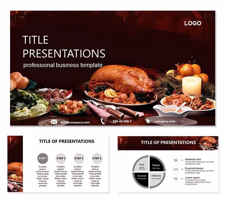 Thanksgiving Day Food Keynote Template