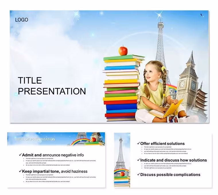 Primary Education PowerPoint Template: Nurture Young Minds