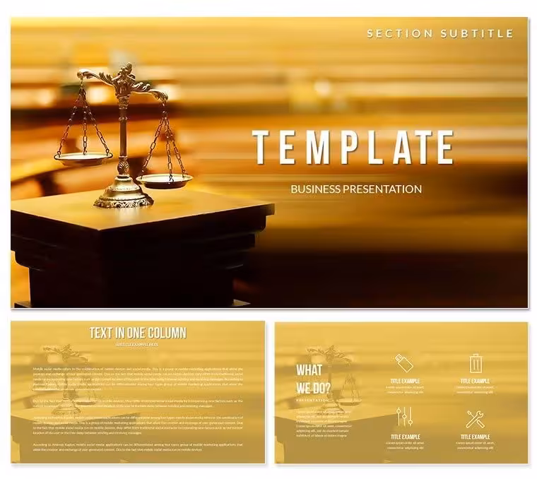 Judiciary Keynote templates - Themes