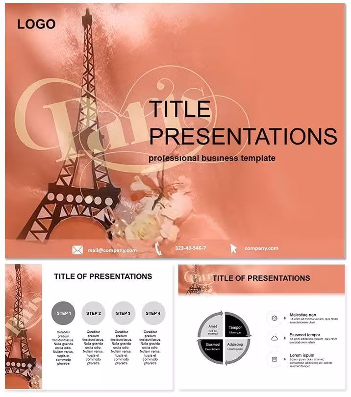 Paris with Love Elegant Keynote Template