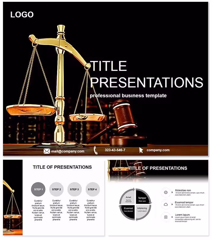 Judicial Authority Keynote Template Pro