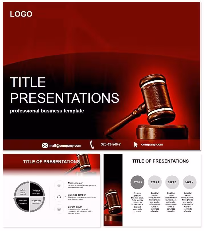 Law and Justice PowerPoint Template