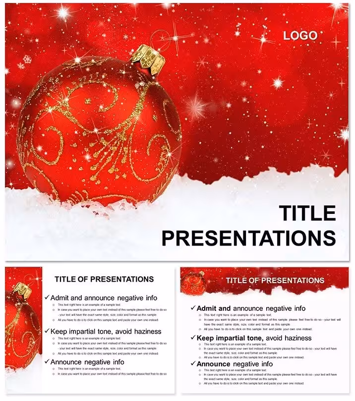 Red Toy Christmas Keynote: Festive Magic