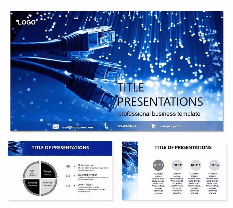 Computer Engineering PPT Template: Tech Blueprints