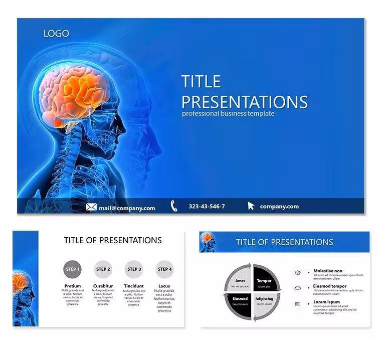 Human Brain Keynote Template - High-Quality Designs, Collection, Download