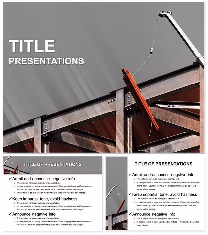 Construction Engineering PowerPoint Template: Blueprint Your Breakthroughs