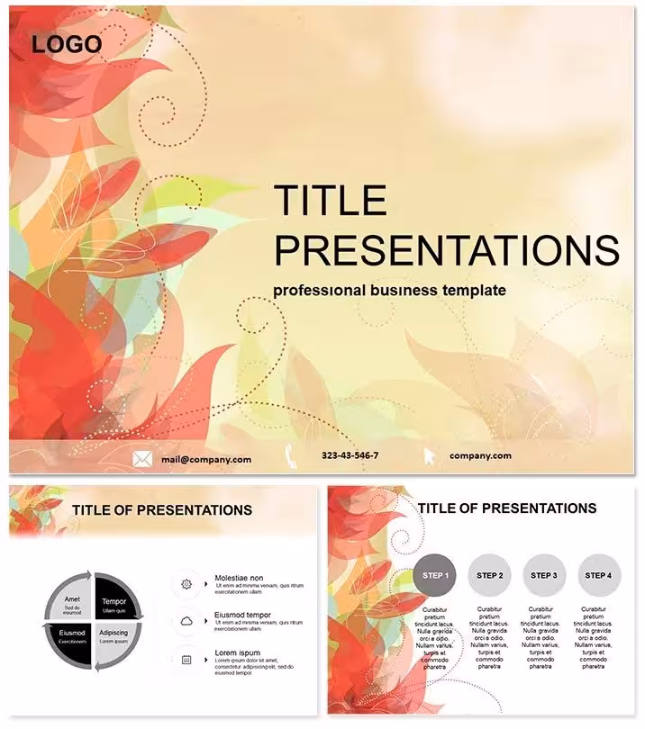 Modern Abstract Shapes PowerPoint Template Essentials