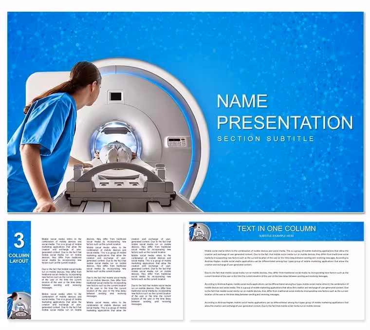 MRI Keynote Template for Medical Diagnostics - Instant Download
