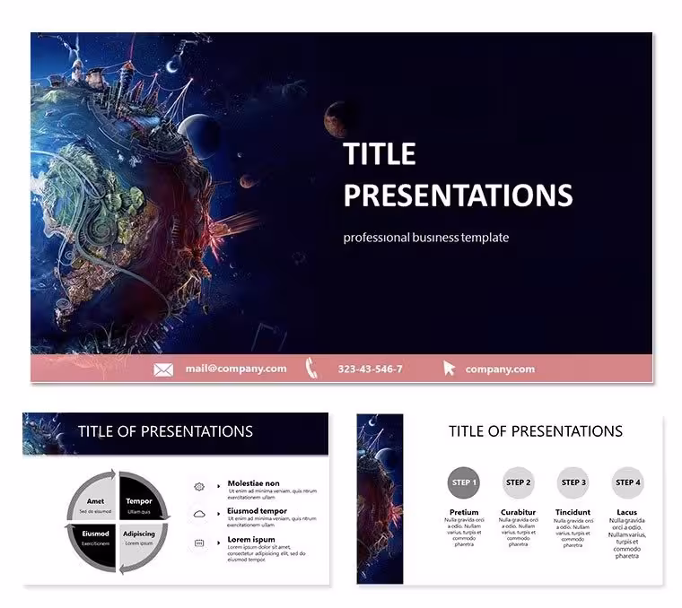 Globalization and Development PowerPoint Template | Professional PPT Slides