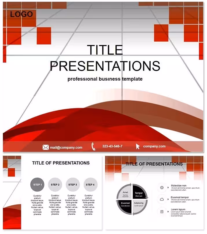 Wave Accounting Keynote Template: Fiscal Flow Redefined