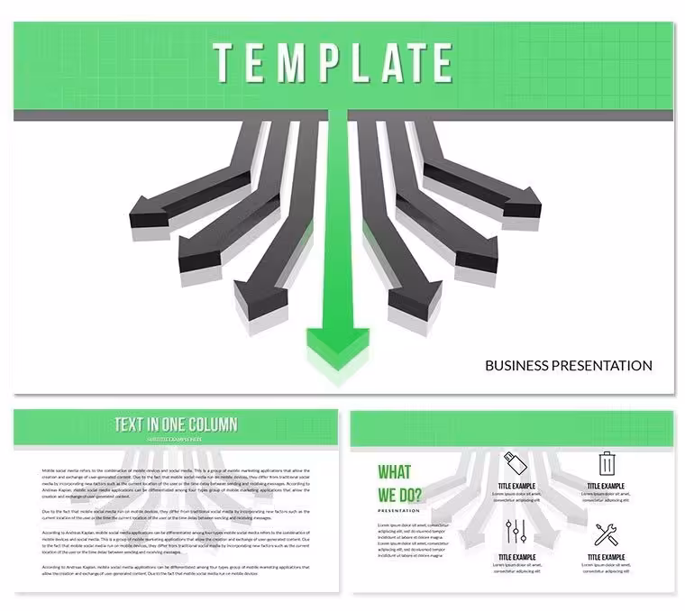 Direction Route Keynote templates