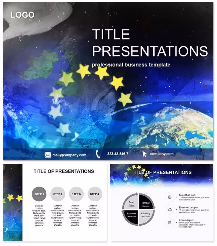 Navigate Global Strategies with Schengen Zone Keynote Template