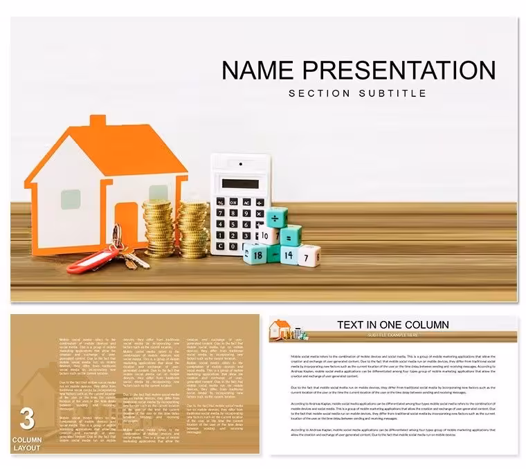 House Price Keynote template | Themes