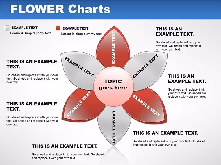 Flower Keynote Charts: Bloom Your Data
