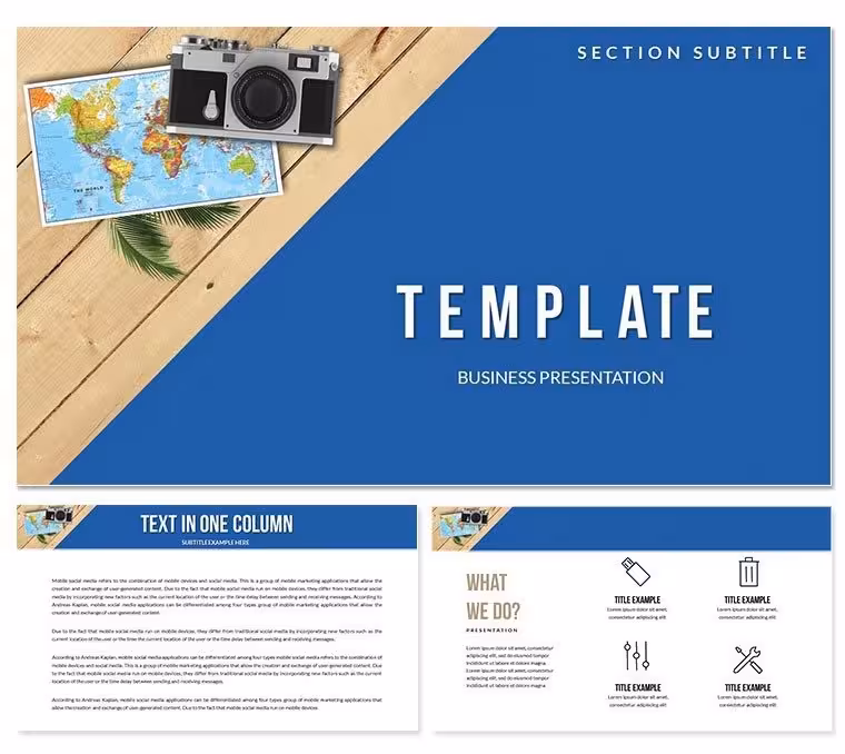 Tourism, Travel, Recreation Keynote templates