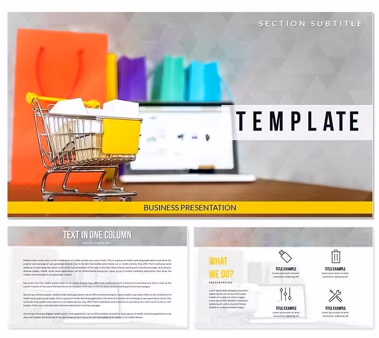 Online Store Keynote templates