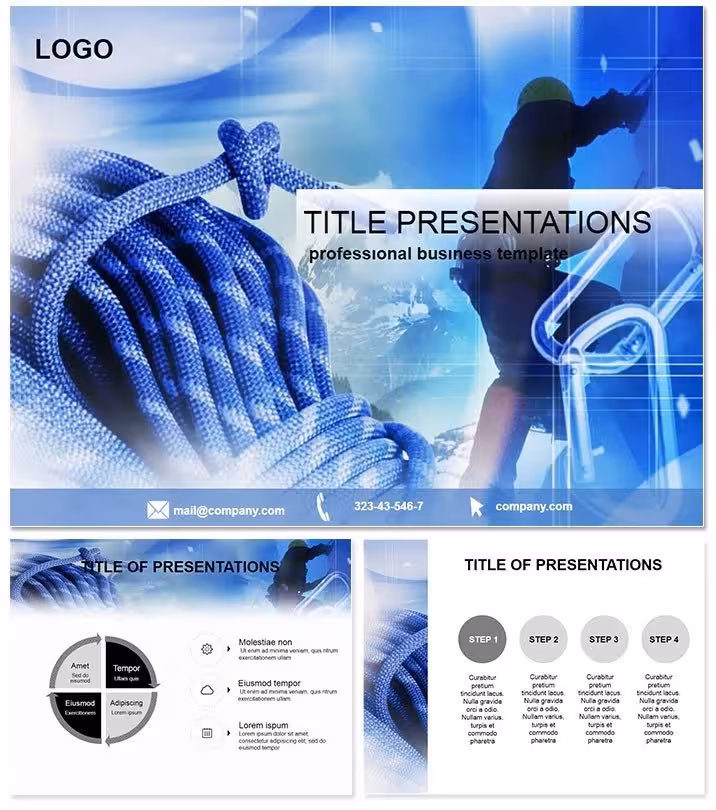 Basic Guide to Climbing PowerPoint Template
