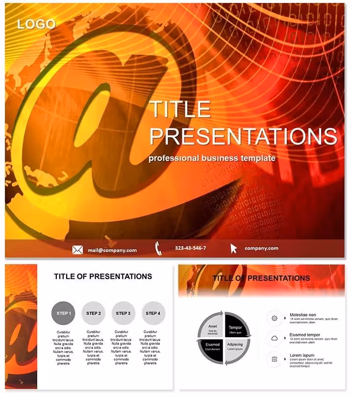 E-Mail Keynote Template for Pro Communication