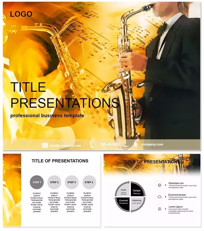 Playing and Teaching the Saxophone Keynote Template