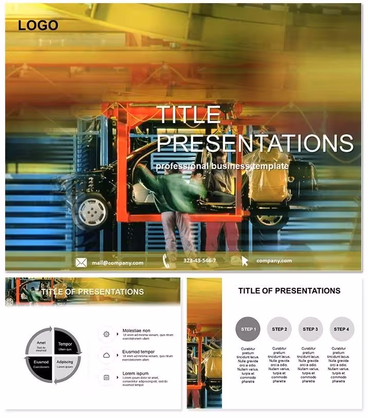 Automotive Car Production PPT Template