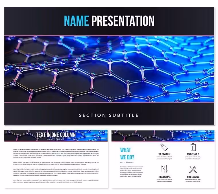 Atomic Ripples Keynote Template - Presentation Designs